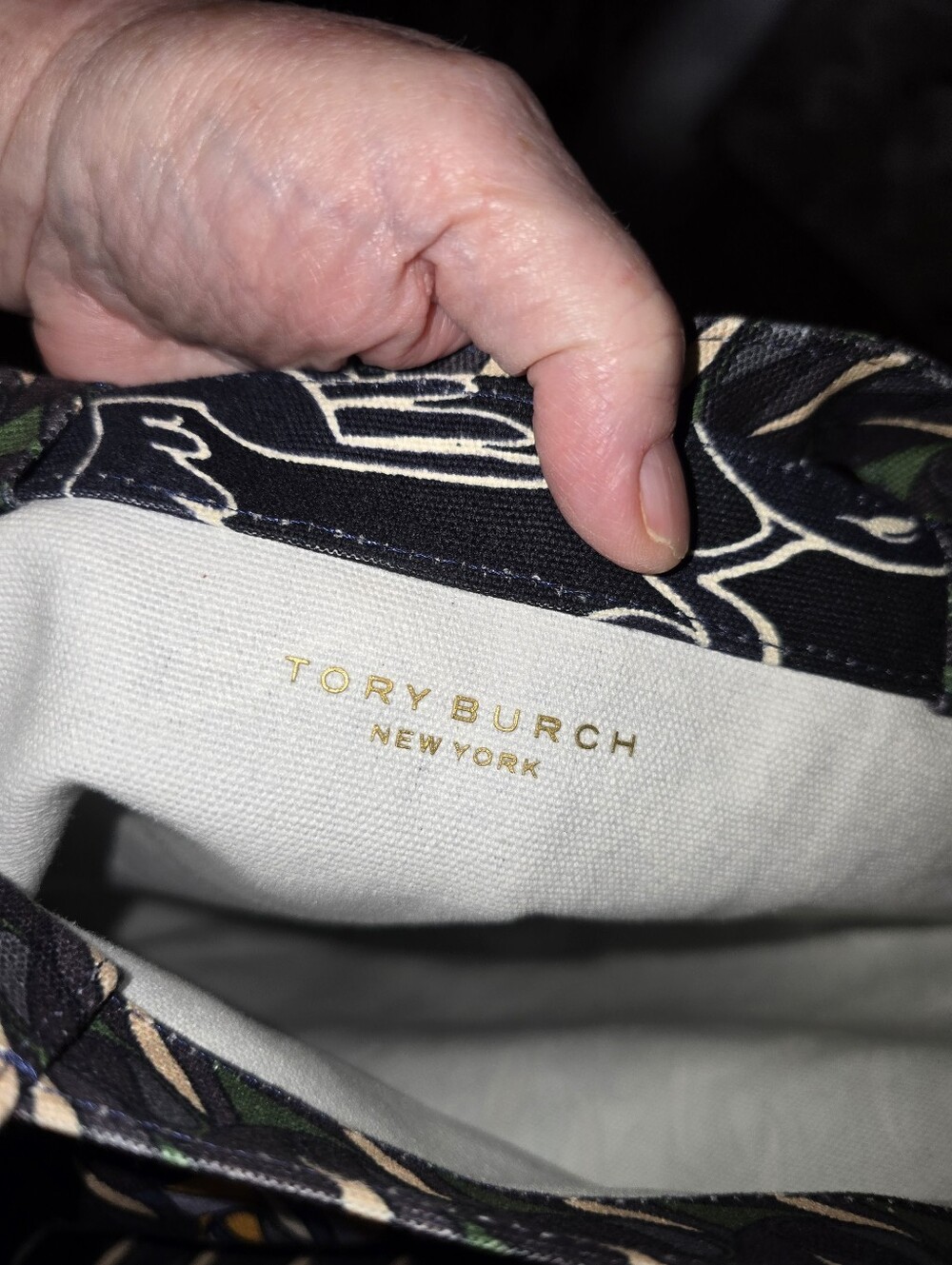 Tory Burch Canvas Tote - Picture 5 of 5